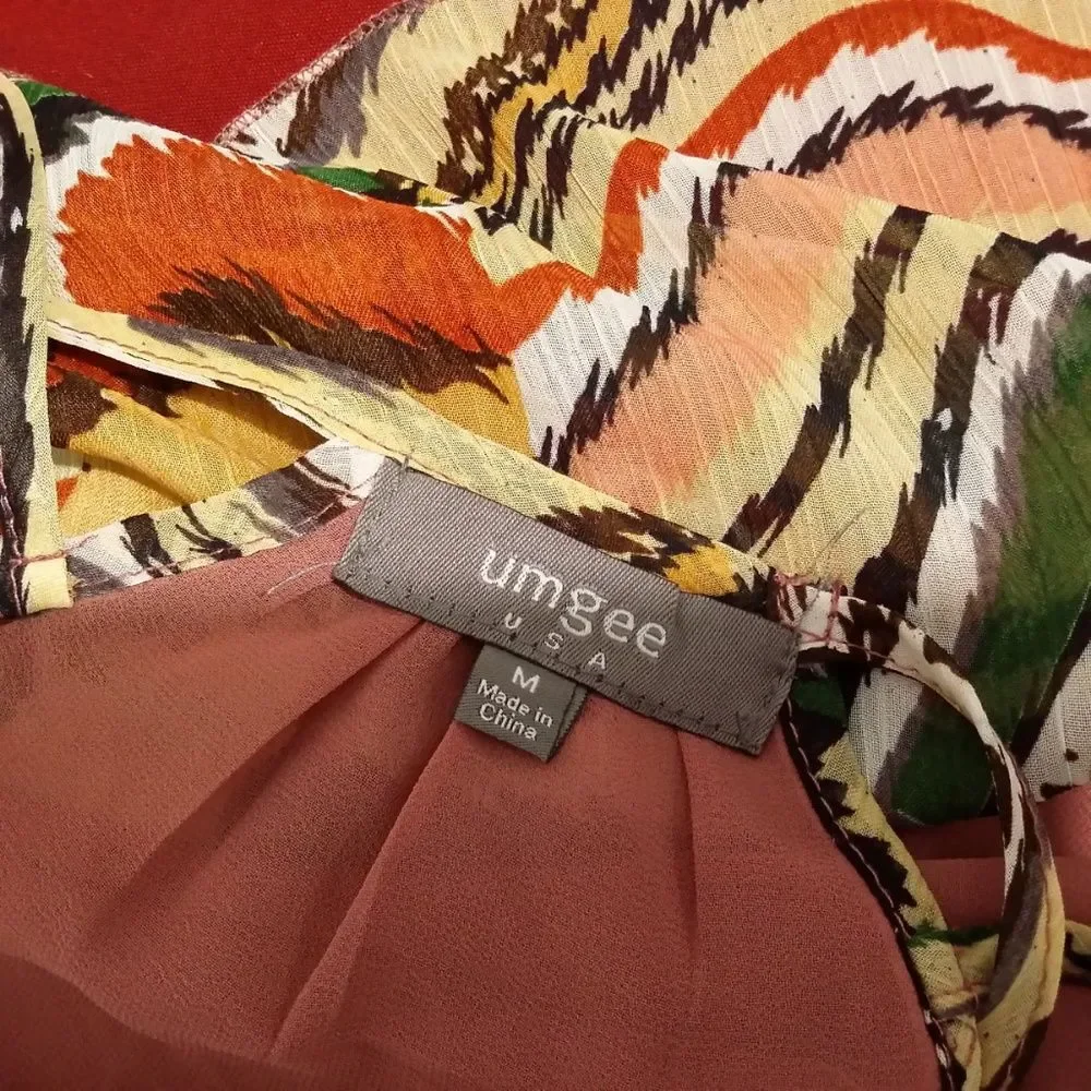 UMGEE MULTICOLOR ORIGINAL DESIGN LIGHT Blouse - Picture 7 of 8